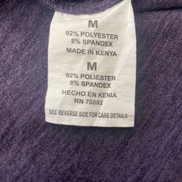 Layer 8 Women's Athletic Performance Top Long Sleeve Purple Size M Quick Dry - Picture 11 of 13
